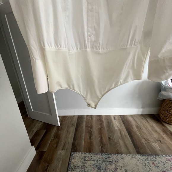 Danielle Bernstein Puff Sleeve Bodysuit, Plus Size - Picture 6 of 8